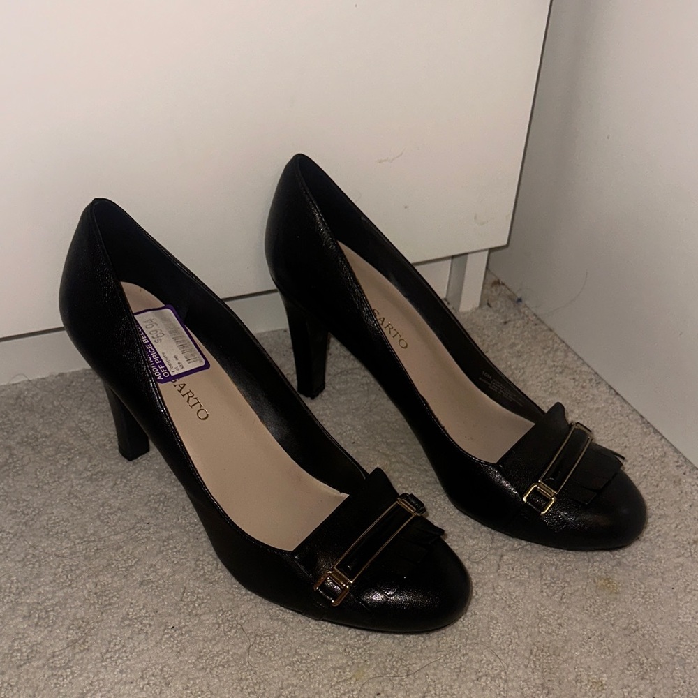 Franco Sarto Black Classic Heels